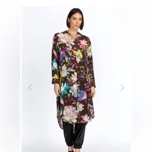 JOHNNY WAS ARABELLA RELAXED OVERSHIRT Sz XS